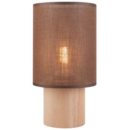 Stolní lampa ARI TABLE 1xE27/60W/230V hnědá/buk