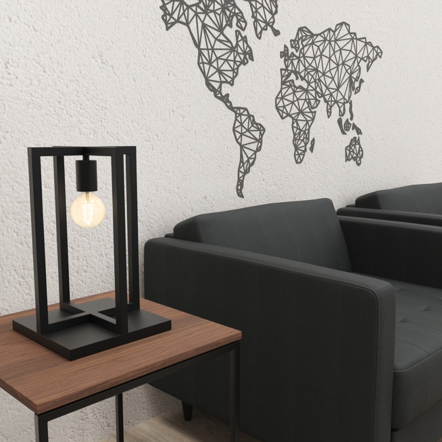 Stolní lampa ARNOLD 1xE27/60W/230V černá