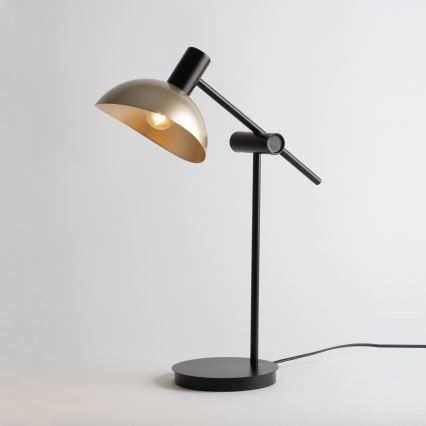 Stolní lampa ARTIS 1xE14/40W/230V černá/zlatá