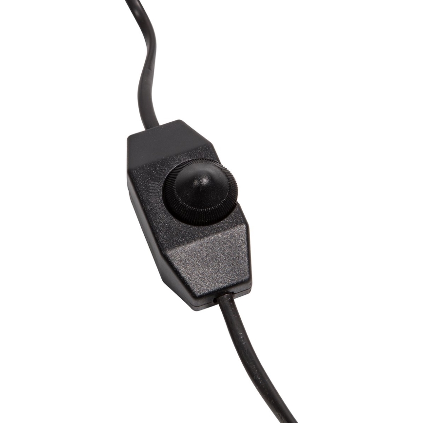 Stolní lampa ASEL 1xE27/25W/230V mramor šedá/hnědá