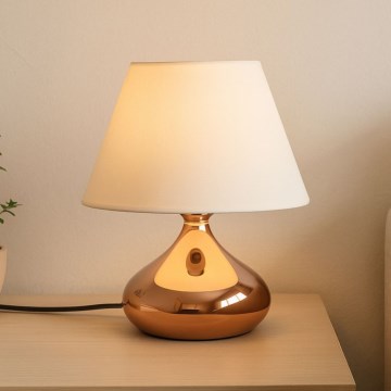 Stolní lampa ASPARAGUS 1xE27/40W/230V měděná