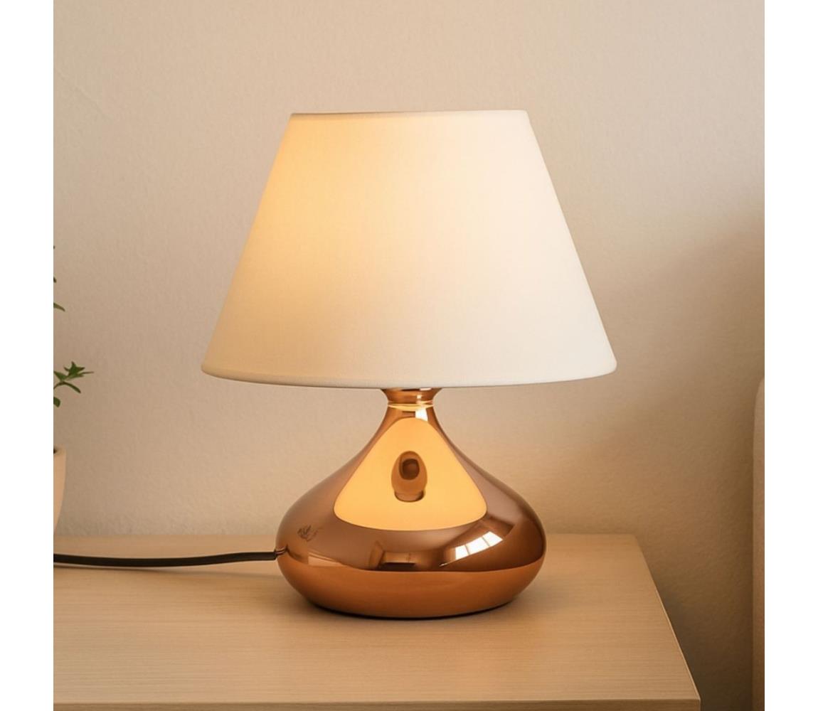 Stolní lampa ASPARAGUS 1xE27/40W/230V měděná 780SGN2152 – Alasans