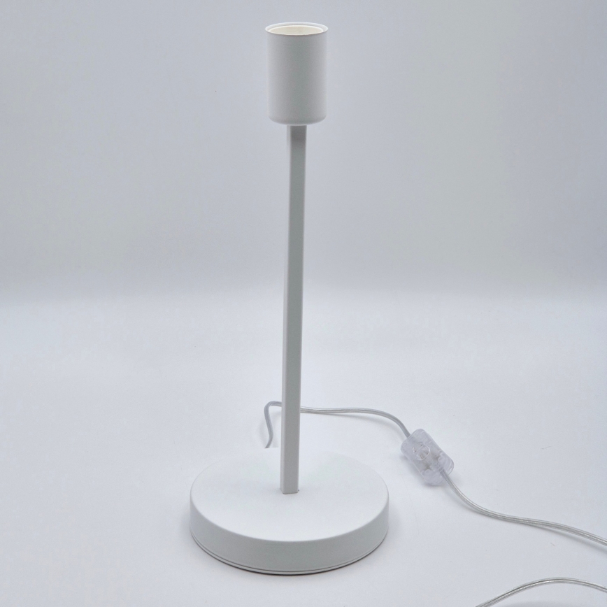 Stolní lampa ASTRID 1xE27/60W/230V bílá