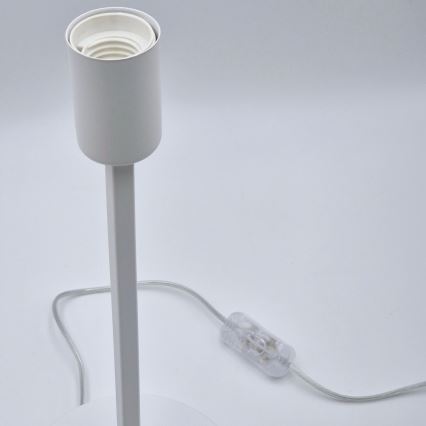 Stolní lampa ASTRID 1xE27/60W/230V bílá