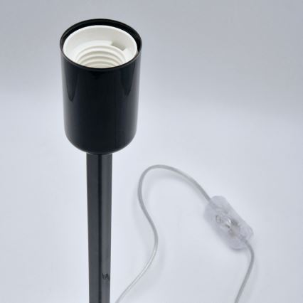 Stolní lampa ASTRID 1xE27/60W/230V lesklá černá