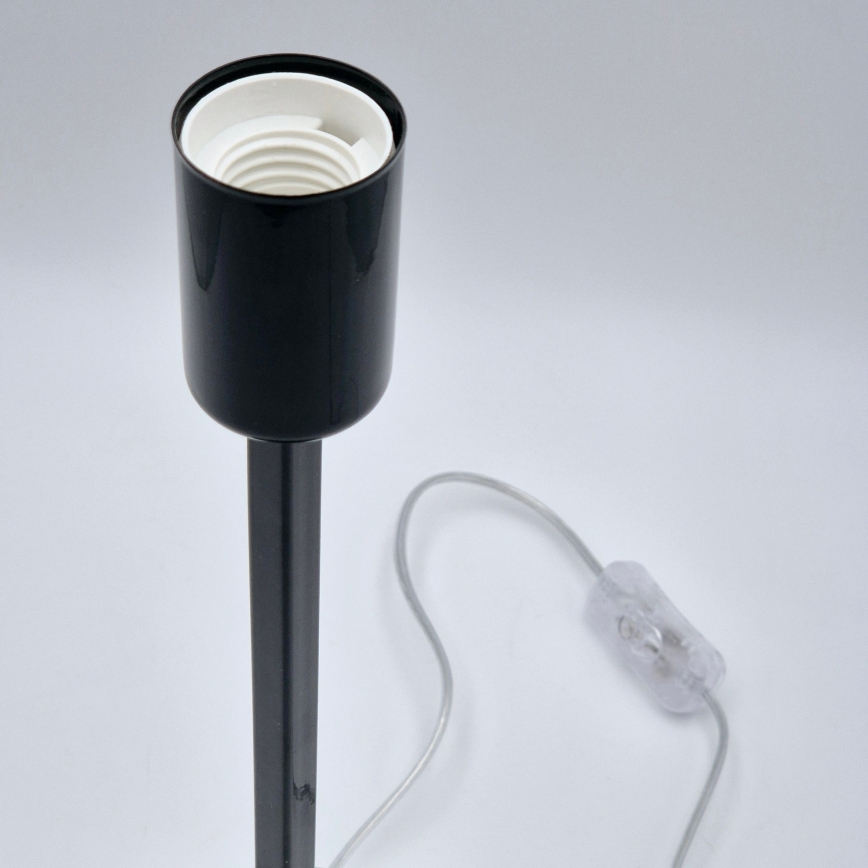 Stolní lampa ASTRID 1xE27/60W/230V lesklá černá