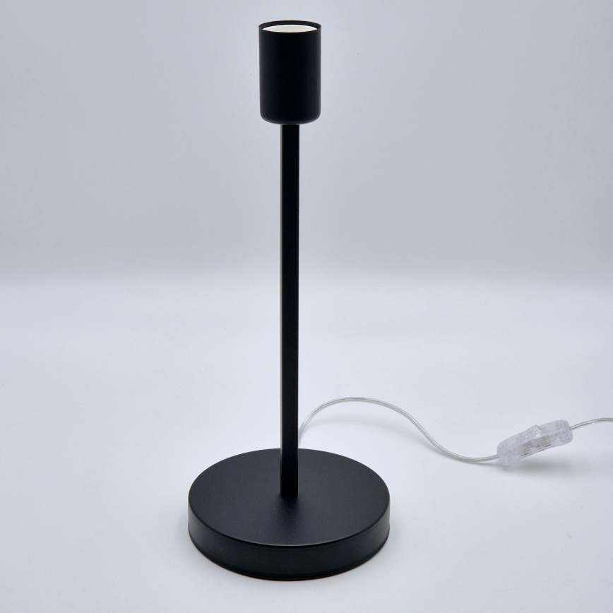 Stolní lampa ASTRID 1xE27/60W/230V lesklá černá
