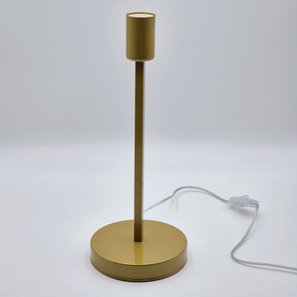 Stolní lampa ASTRID 1xE27/60W/230V zlatá