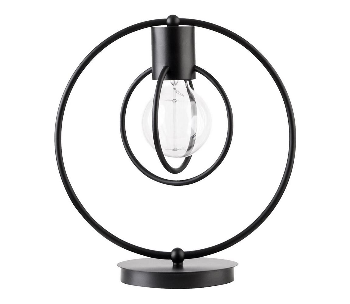  Stolní lampa AURA 1xE27/60W/230V černá 