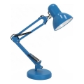 Stolní lampa AURIQ 1xE27/60W/230V modrá