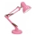 Stolní lampa AURIQ 1xE27/60W/230V růžová