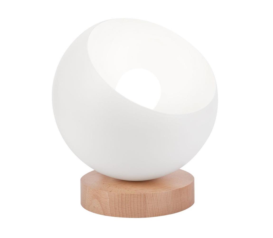 Lamkur Stolní lampa AVA BALL 1xE27/60W/230V bílá LA45313