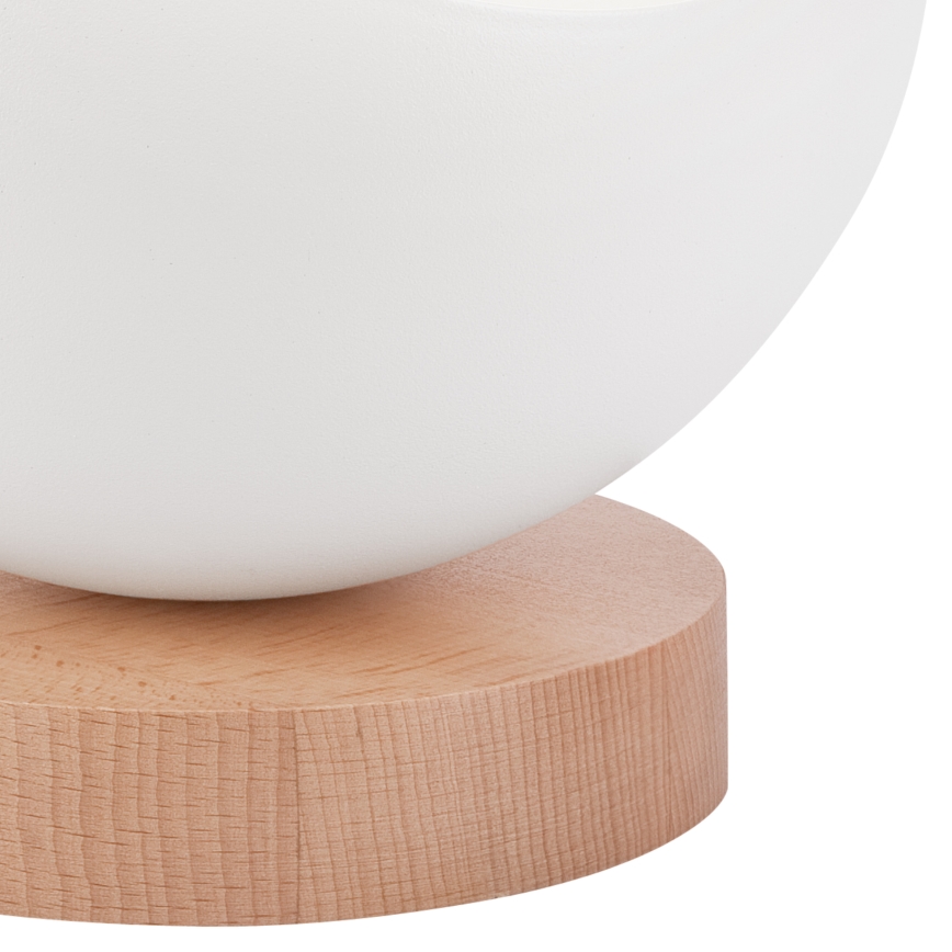 Stolní lampa AVA BALL 1xE27/60W/230V bílá
