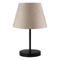 Stolní lampa AYD 1xE27/40W/230V béžová/černá