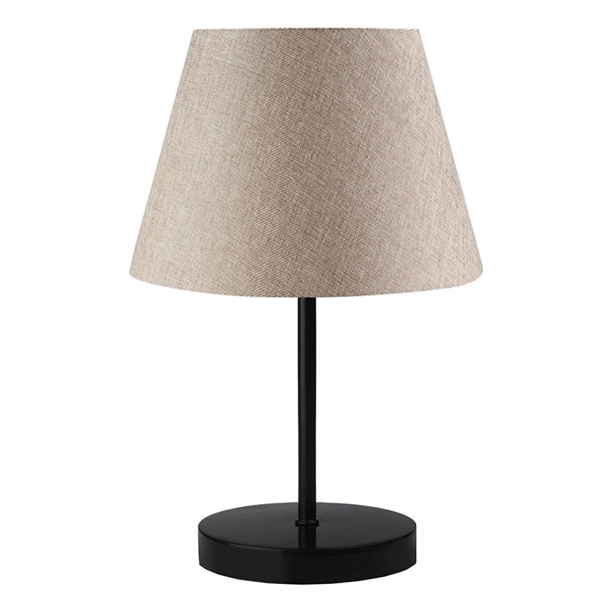 Stolní lampa AYD 1xE27/40W/230V béžová/černá