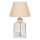 Stolní lampa AYD 1xE27/40W/230V béžová/čirá