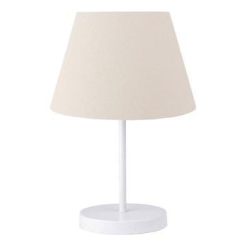 Stolní lampa AYD 1xE27/40W/230V bílá
