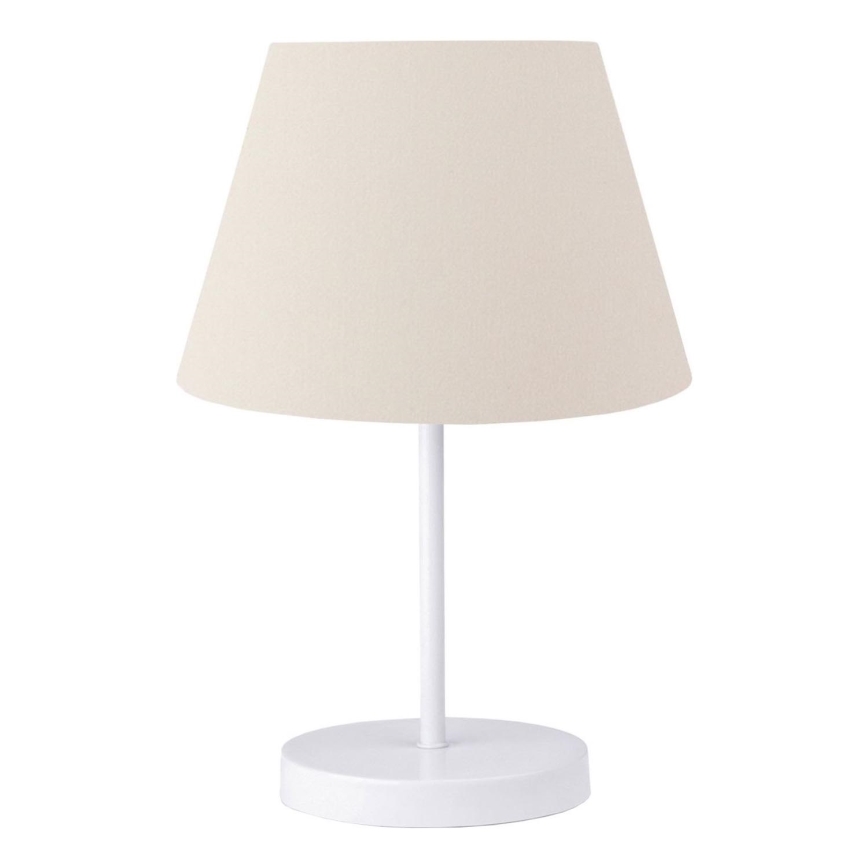 Stolní lampa AYD 1xE27/40W/230V bílá