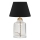 Stolní lampa AYD 1xE27/40W/230V černá/čirá