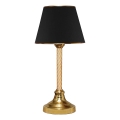 Stolní lampa AYD 1xE27/40W/230V černá/zlatá