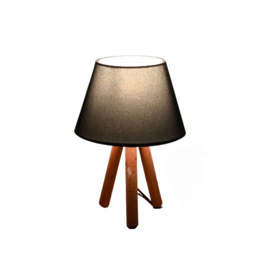 Stolní lampa AYD 1xE27/40W/230V hnědá/antracit