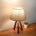 Stolní lampa AYD 1xE27/40W/230V hnědá/béžová