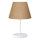 Stolní lampa AYD 1xE27/40W/230V hnědá/bílá