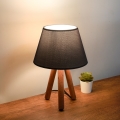 Stolní lampa AYD 1xE27/40W/230V hnědá/černá