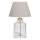 Stolní lampa AYD 1xE27/40W/230V krémová/čirá