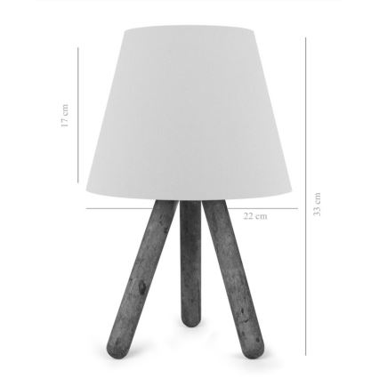 Stolní lampa AYD 1xE27/60W/230V béžová