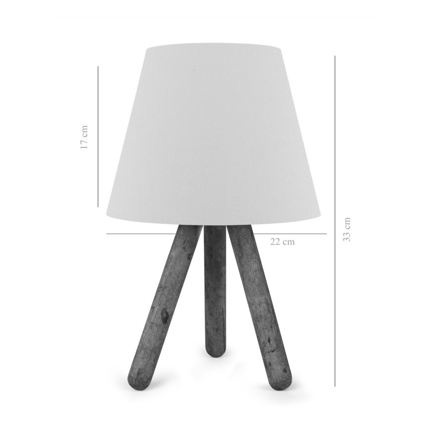 Stolní lampa AYD 1xE27/60W/230V béžová
