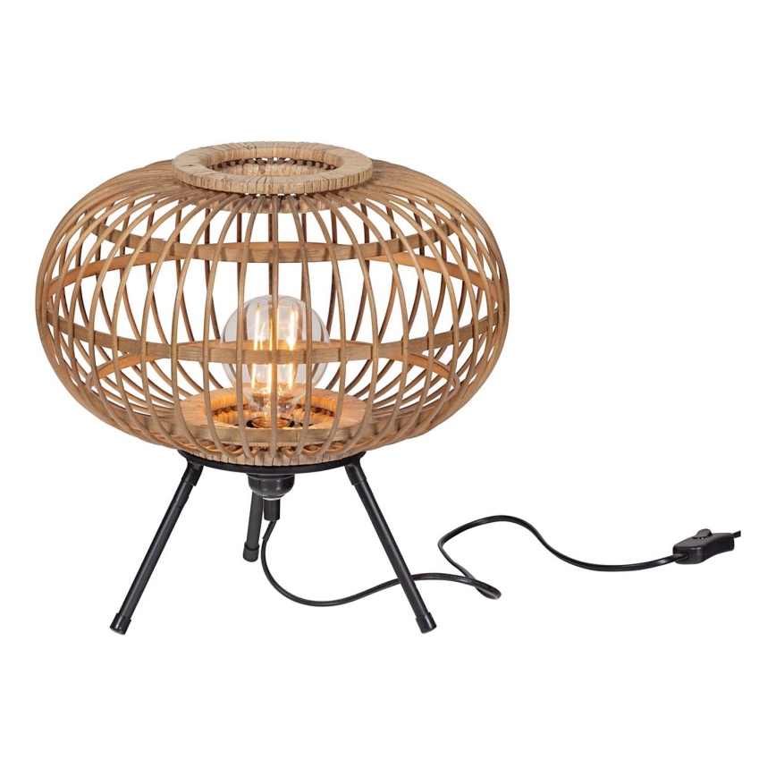Stolní lampa BASICLABEL 1xE27/40W/230V bambus