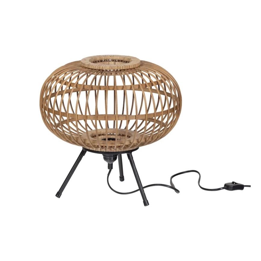 Stolní lampa BASICLABEL 1xE27/40W/230V bambus