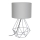 Stolní lampa BASKET 1xE27/60W/230V šedá