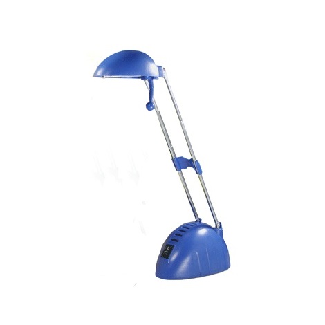 Stolní lampa BEN 1xG4/20W/230V/12V modrá