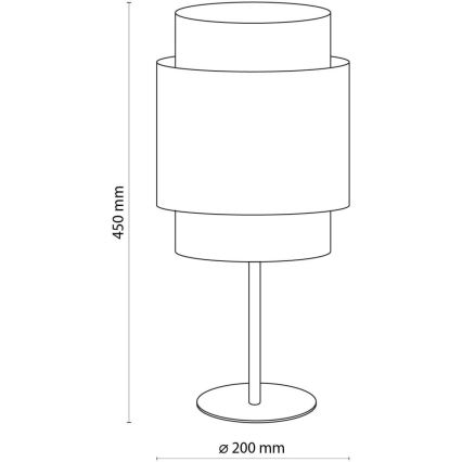 Stolní lampa BOHO 1xE27/15W/230V černá/ratan