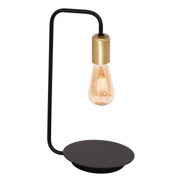 Stolní lampa BRENDA 1xE27/60W/230V černá/zlatá