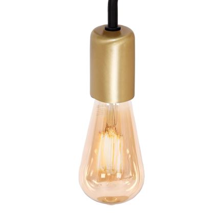 Stolní lampa BRENDA 1xE27/60W/230V černá/zlatá