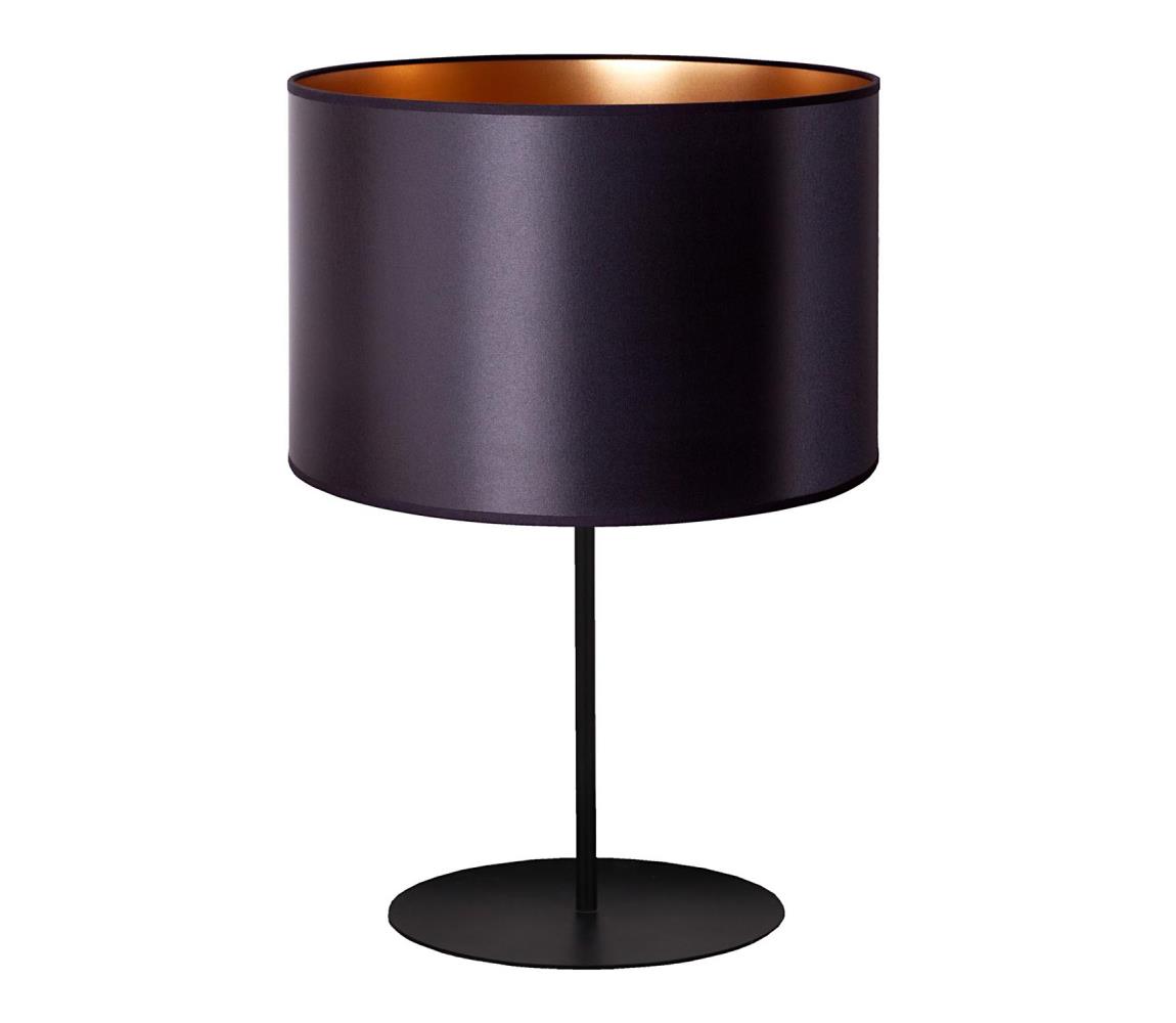 Duolla Stolní lampa CANNES 1xE14/15W/230V 20 cm černá/měděná DU603003