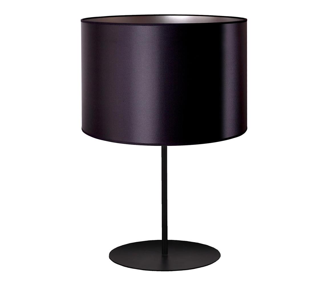 Duolla Stolní lampa CANNES 1xE14/15W/230V 20 cm černá/stříbrná DU603058