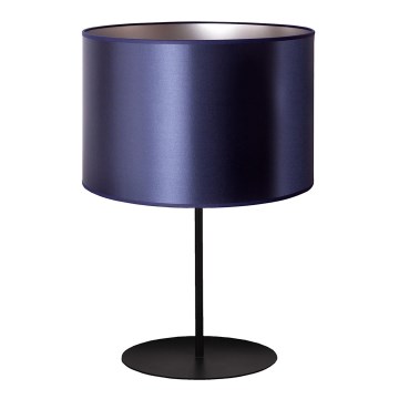 Stolní lampa CANNES 1xE14/15W/230V 20 cm modrá/stříbrná/černá