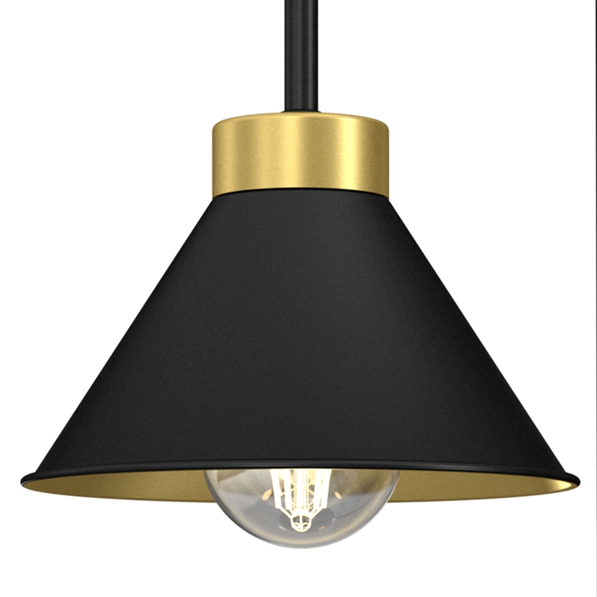 Stolní lampa DEMET 1xE27/15W/230V černá/zlatá