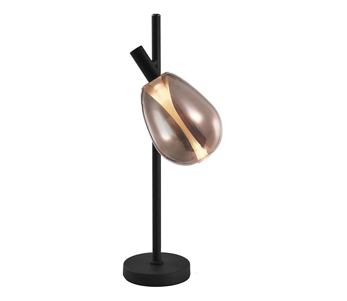 Stolní lampa DENSO 1xG9/5W/230V měděná/černá 41-51158 Černá,Měděná – Alasans