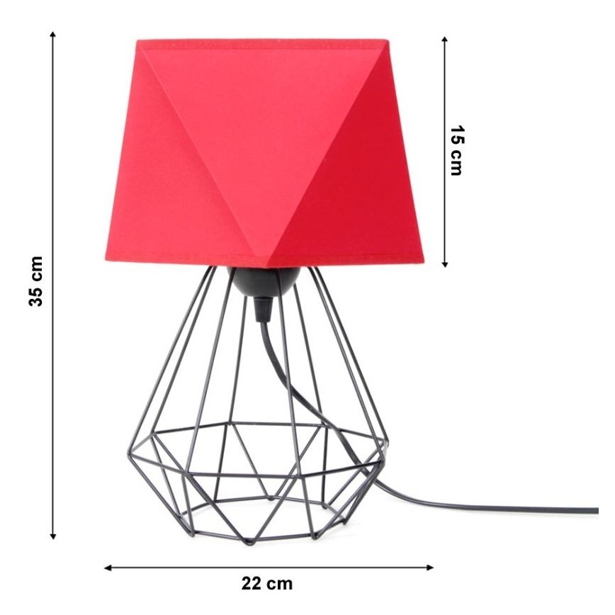Stolní lampa DIAMENT 1xE27/60W/230V