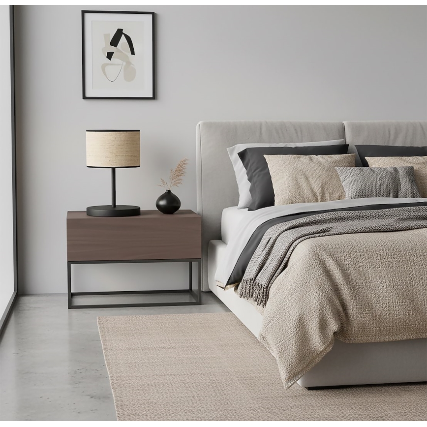 Stolní lampa ECO 1xE27/15W/230V béžová/ratan