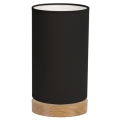Stolní lampa FIRE 1xE27/25W/230V dub/černá dub