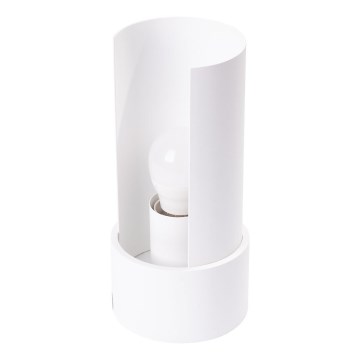 Stolní lampa FLASH 1xE27/15W/230V bílá