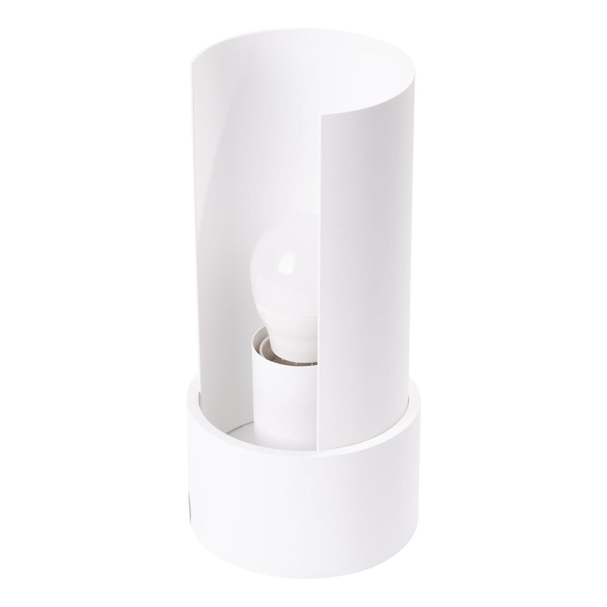 Stolní lampa FLASH 1xE27/15W/230V bílá