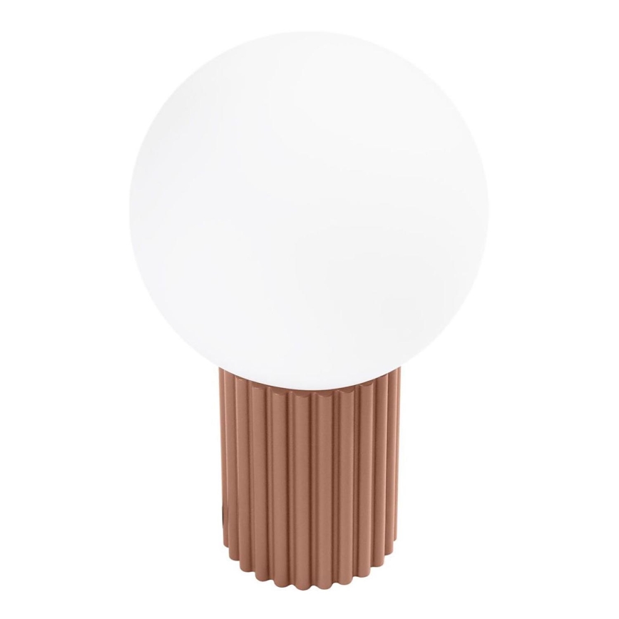 Stolní lampa HALO 1xG9/8W/230V pr. 12 cm hnědá
