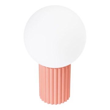 Stolní lampa HALO 1xG9/8W/230V pr. 12 cm růžová